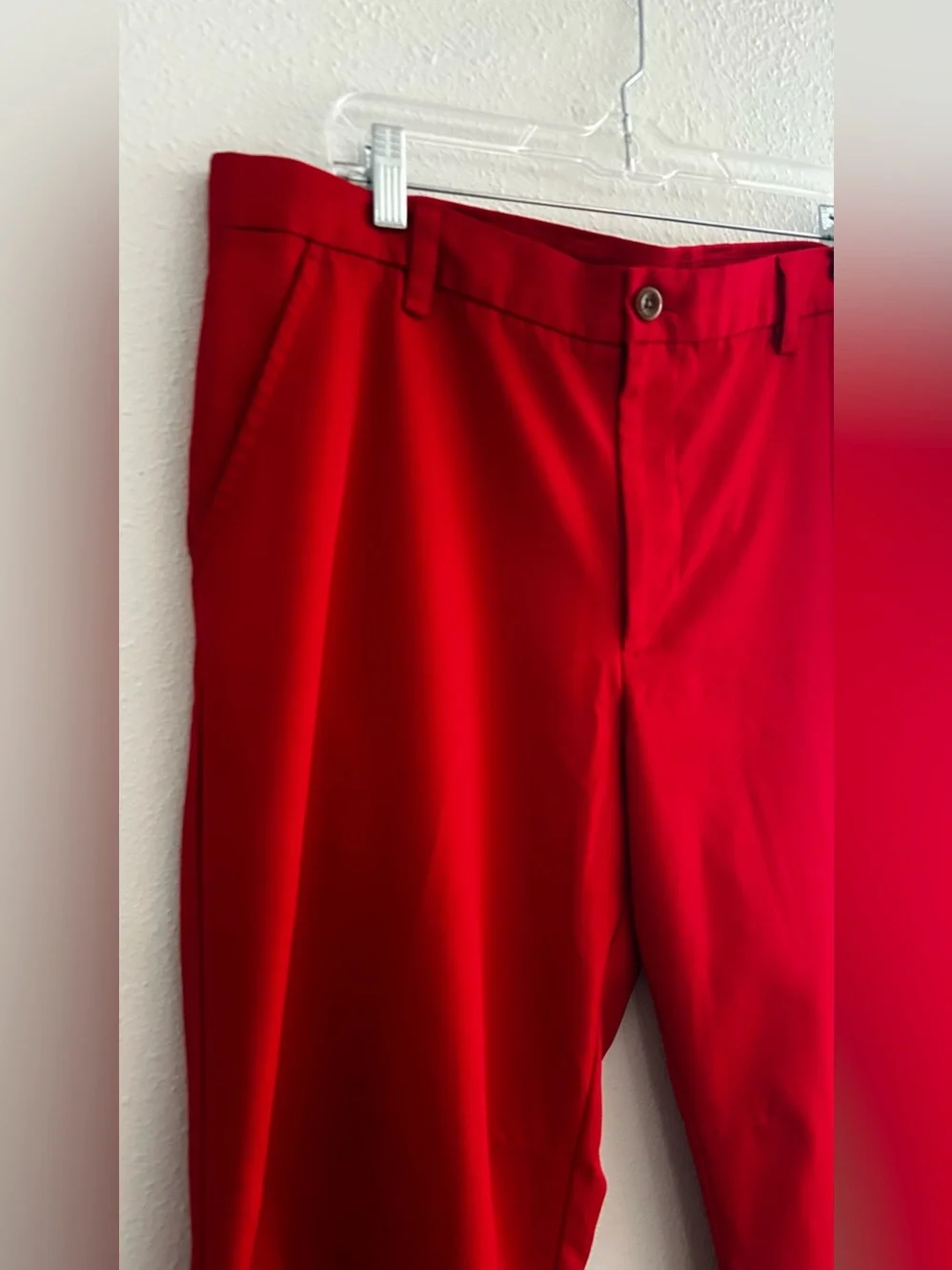 Izod Golf Slim Fit Red Pants
